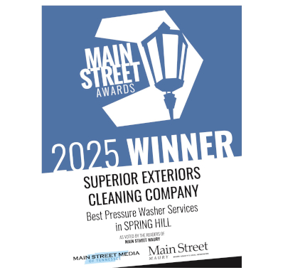 Superior Exterior 2025 Mainstreet Award